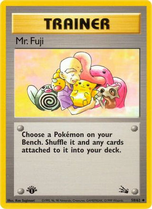 Mr. Fuji - 58/62 [Fossil] 1st Edition