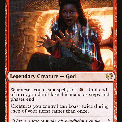 Birgi, God of Storytelling // Harnfel, Horn of Bounty [Kaldheim]