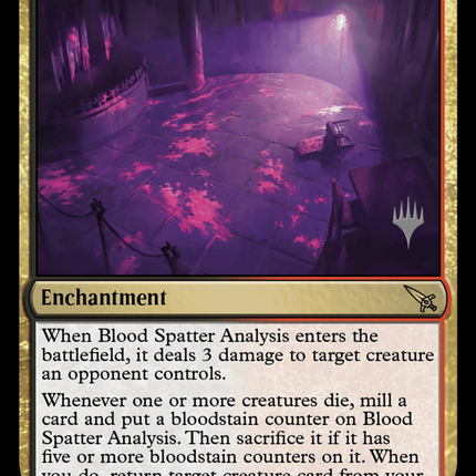 Blood Spatter Analysis [Murders at Karlov Manor Promos]