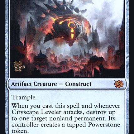Cityscape Leveler [The Brothers' War Promos] Prerelease Foil