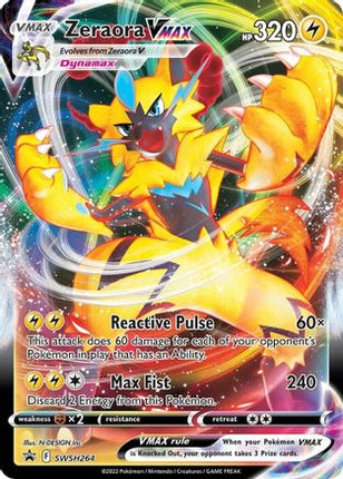 Zeraora VMAX - SWSH264 - SWSH264/null [SWSH: Sword & Shield Promo Cards] Holofoil