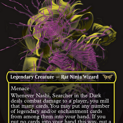 Nashi, Searcher in the Dark (Borderless) [Duskmourn: House of Horror] Foil