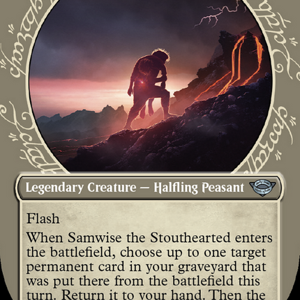 Samwise the Stouthearted (Showcase) (Borderless) [The Lord of the Rings: Tales of Middle-earth]