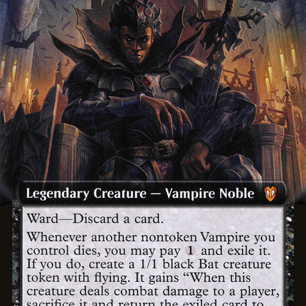 Timothar, Baron of Bats (Extended Art) [Crimson Vow Commander]