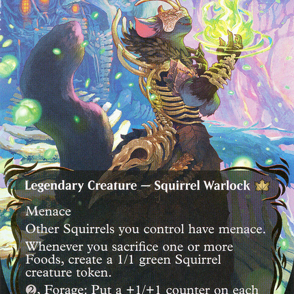 Camellia, the Seedmiser (Showcase) (Borderless) [Bloomburrow] Raised Foil