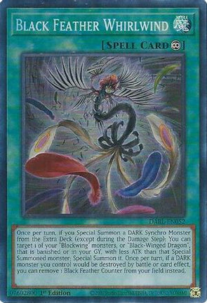 Black Feather Whirlwind (Super Rare) [DABL-EN052] 1st Edition