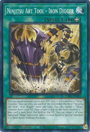Ninjitsu Art Tool - Iron Digger (Common / Short Print) [DABL-EN062] 1st Edition