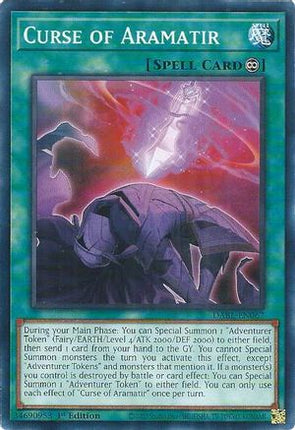 Curse of Aramatir (Common / Short Print) [DABL-EN067] 1st Edition