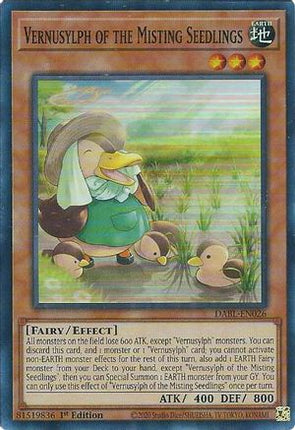 Vernusylph of the Misting Seedlings (Super Rare) [DABL-EN026] 1st Edition