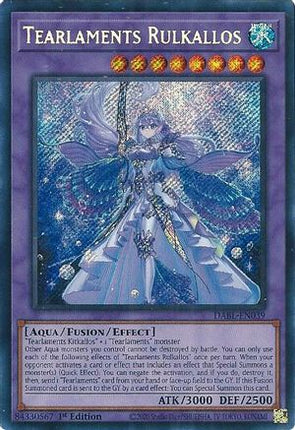Tearlaments Rulkallos (Secret Rare) [DABL-EN039] 1st Edition