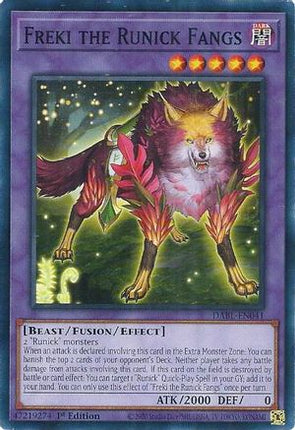 Freki the Runick Fangs (Common / Short Print) [DABL-EN041] 1st Edition