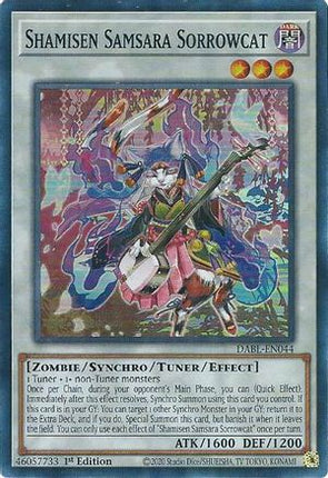 Shamisen Samsara Sorrowcat (Super Rare) [DABL-EN044] 1st Edition
