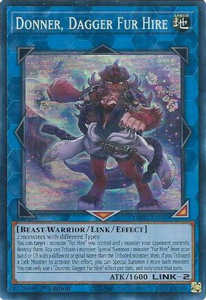 Donner, Dagger Fur Hire (Super Rare) [DABL-EN049] 1st Edition