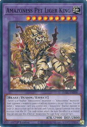 Amazoness Pet Liger King (Common / Short Print) [DABL-EN098] 1st Edition