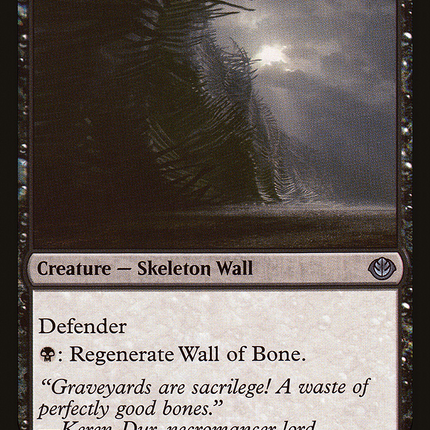Wall of Bone [Duel Decks Anthology: Garruk vs. Liliana]