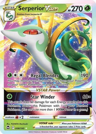 Serperior VSTAR - 8/null [SWSH12: Silver Tempest] Holofoil