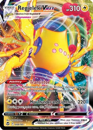 Regieleki VMAX - 58/null [SWSH12: Silver Tempest] Holofoil
