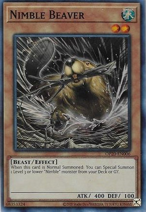 Nimble Beaver [OP20-EN006] Super Rare