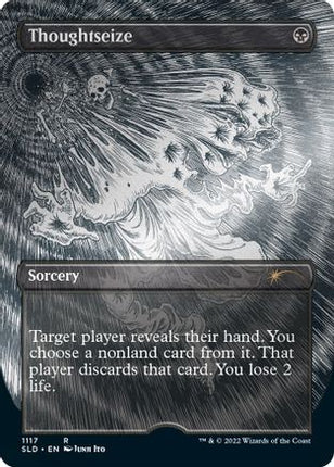 Thoughtseize (Borderless) (Foil Etched) [Secret Lair Drop Series] Foil