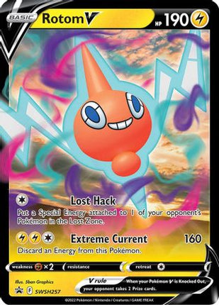 Rotom V - SWSH257 - SWSH257/null [SWSH: Sword & Shield Promo Cards] Holofoil