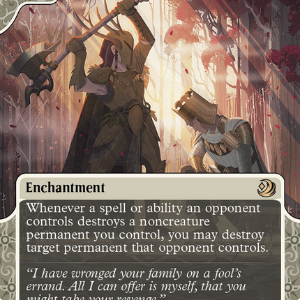 Karmic Justice (Showcase) (Borderless) [Wilds of Eldraine: Enchanting Tales]