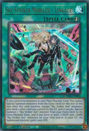 Sky Striker Mobilize - Linkage! (Ultra Rare) [MAMA-EN003] 1st Edition