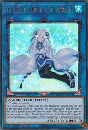 Yuki-Onna, the Icicle Mayakashi (Ultra Rare) [MAMA-EN014] 1st Edition