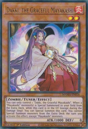 Dakki, the Graceful Mayakashi (Ultra Rare) [MAMA-EN016] 1st Edition