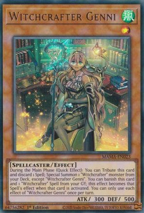 Witchcrafter Genni [MAMA-EN023] Ultra Rare