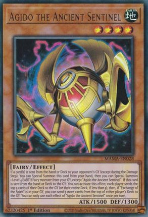 Agido the Ancient Sentinel (Ultra Rare) [MAMA-EN028] 1st Edition