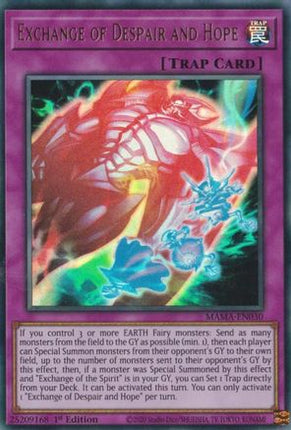 Exchange of Despair and Hope (Ultra Rare) [MAMA-EN030] 1st Edition
