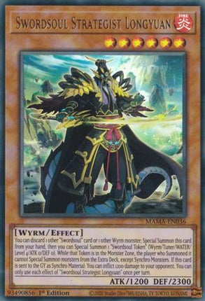 Swordsoul Strategist Longyuan (Ultra Rare) [MAMA-EN036] 1st Edition