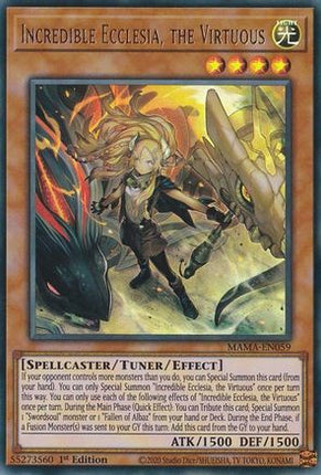 Incredible Ecclesia, the Virtuous (Ultra Rare) [MAMA-EN059] 1st Edition