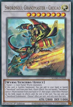 Swordsoul Grandmaster - Chixiao (Ultra Rare) [MAMA-EN038] 1st Edition