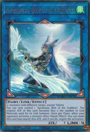 Apollousa, Bow of the Goddess (Ultra Rare) [MAMA-EN075] 1st Edition