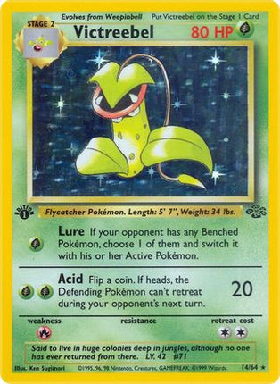 Victreebel - 14/64 [Jungle] 1st Edition Holofoil
