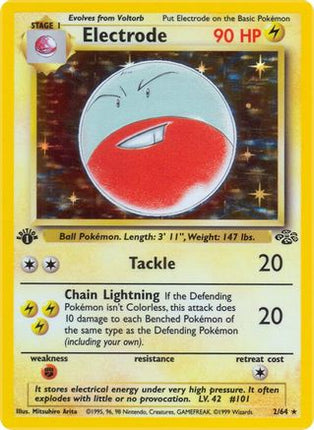 Electrode - 2/64 [Jungle] 1st Edition Holofoil