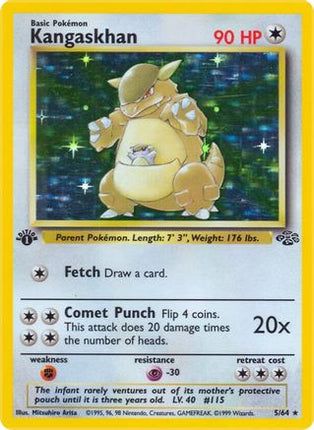 Kangaskhan - 5/64 [Jungle] 1st Edition Holofoil
