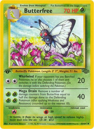 Butterfree - 33/64 [Jungle] 1st Edition