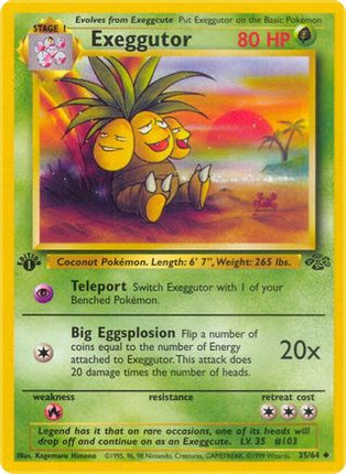 Exeggutor - 35/64 [Jungle] 1st Edition