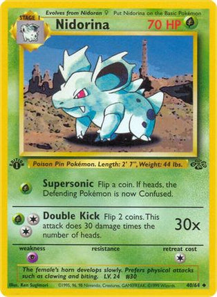 Nidorina - 40/64 [Jungle] 1st Edition
