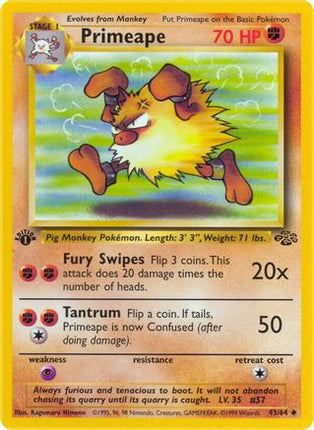 Primeape - 43/64 [Jungle] 1st Edition