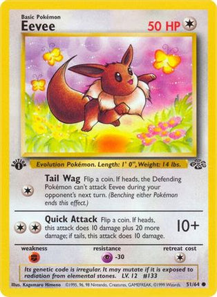 Eevee - 51/64 [Jungle] 1st Edition