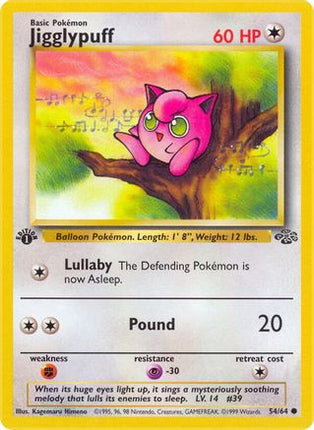 Jigglypuff - 54/64 [Jungle] 1st Edition