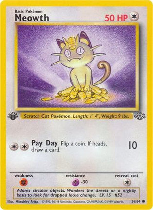 Meowth - 56/64 [Jungle] Unlimited