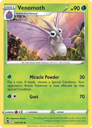 Venomoth - 2/null [SWSH12: Silver Tempest]