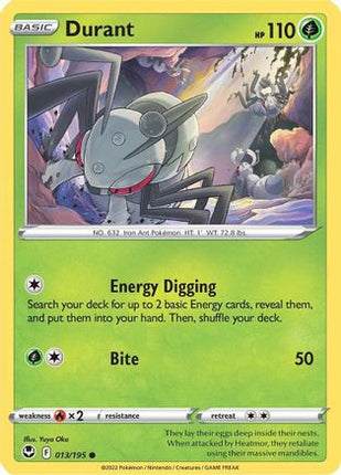 Durant - 13/195 [SWSH12: Silver Tempest] Reverse Holofoil