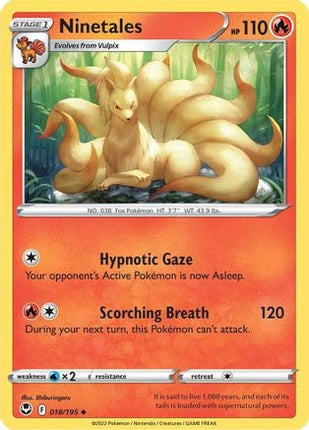 Ninetales - 18/null [SWSH12: Silver Tempest] Reverse Holofoil