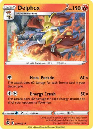 Delphox - 27/null [SWSH12: Silver Tempest]