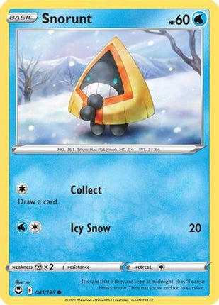 Snorunt - 41/null [SWSH12: Silver Tempest]